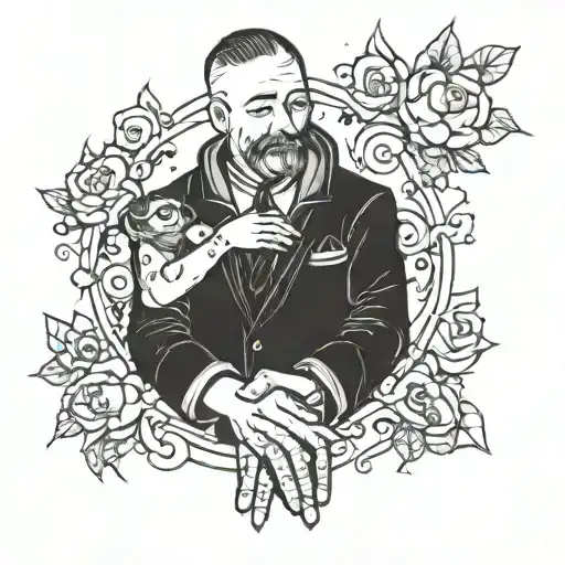 Father Holding Hands