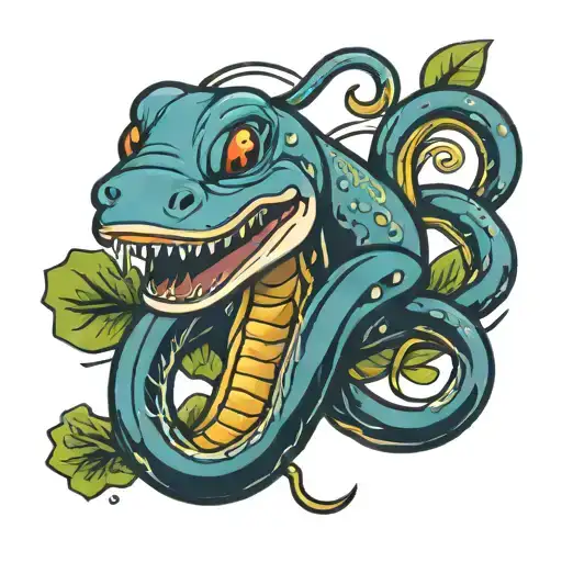 Electric Eel Cartoon