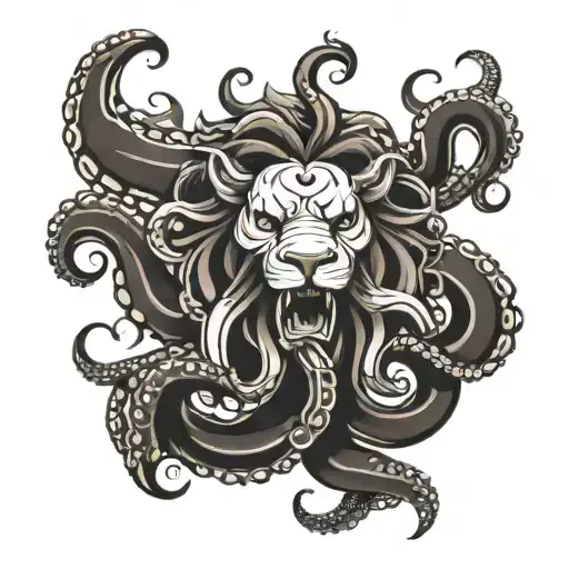 Lion Octopus Tentacles