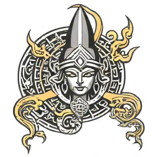 Trident Shivling Sun