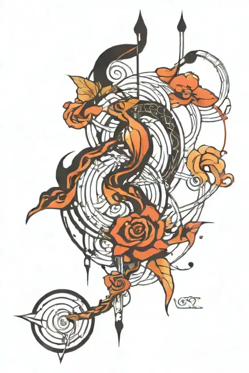 Black Lines Abstraction