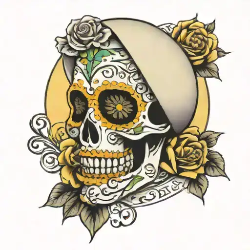 Sugarskull With Integrated Word 'Ownership'