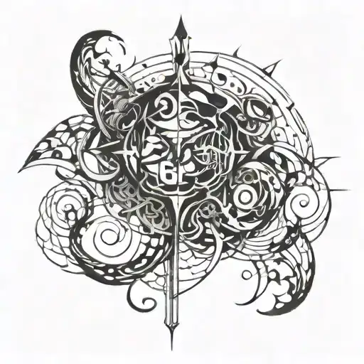 Black Lines Abstraction