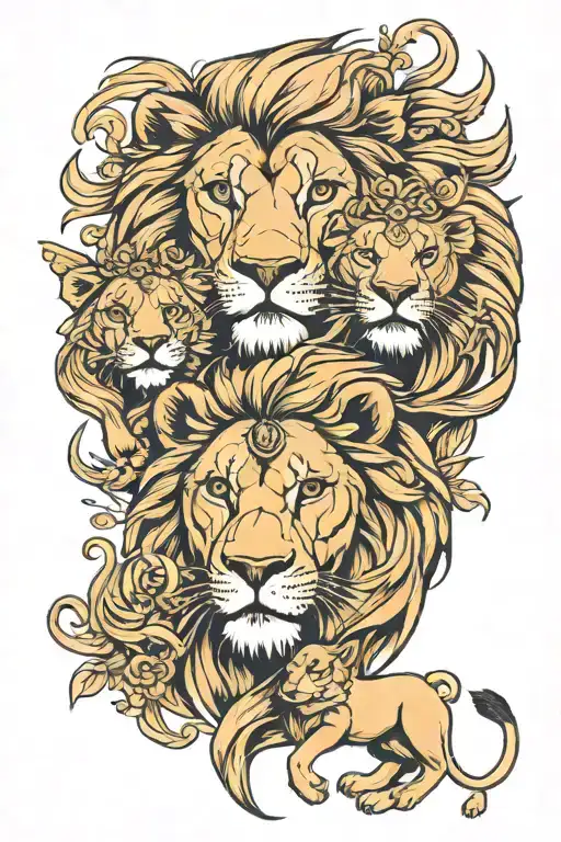 Lion Family