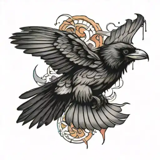 Crow Flying Above Your Right Ear