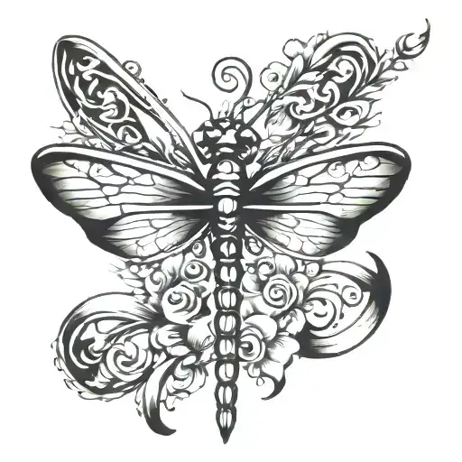 Dragonfly Around Wrist