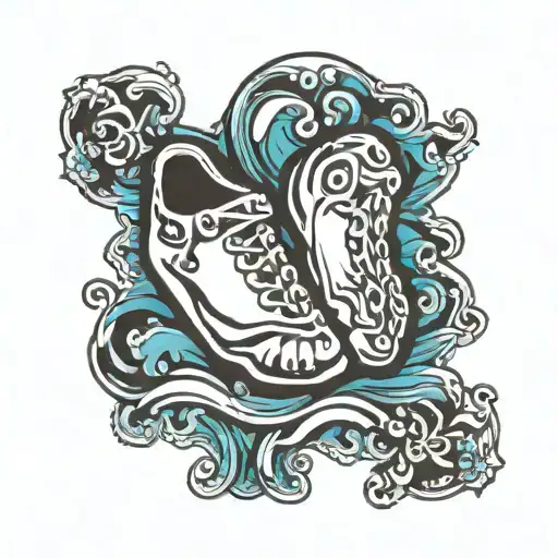 Aquarius Baby Foot Print