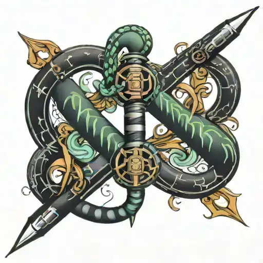 Rod Of Asclepius Scorpio Zodiac Sign