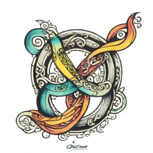 Rainbow Infinity Symbol