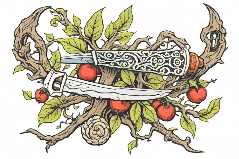 Tree And Knife Morphing