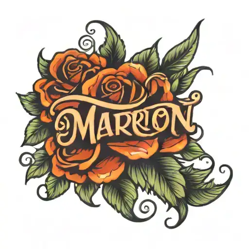 Marion In Script Font