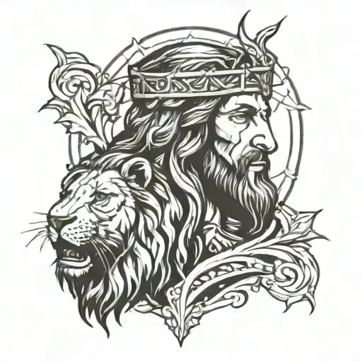 Christ With Lion Head