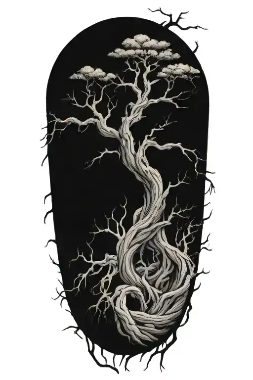 Twisted Tree With Sprawling