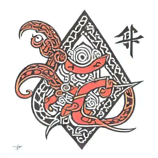 Baybayin Mountain Tribal Pattern