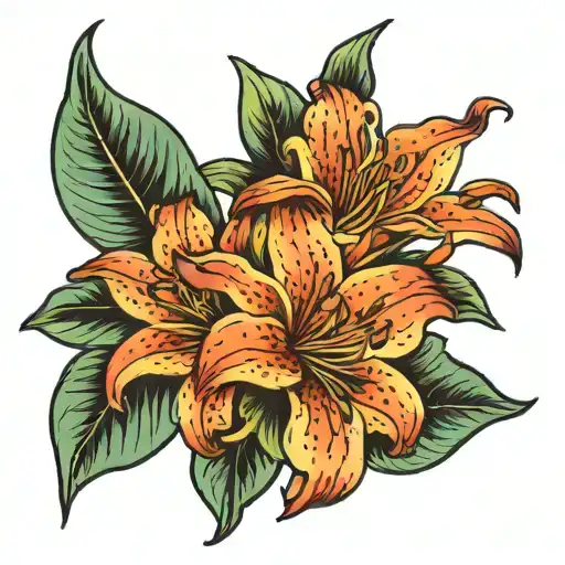 Tiger Lilly Flowers