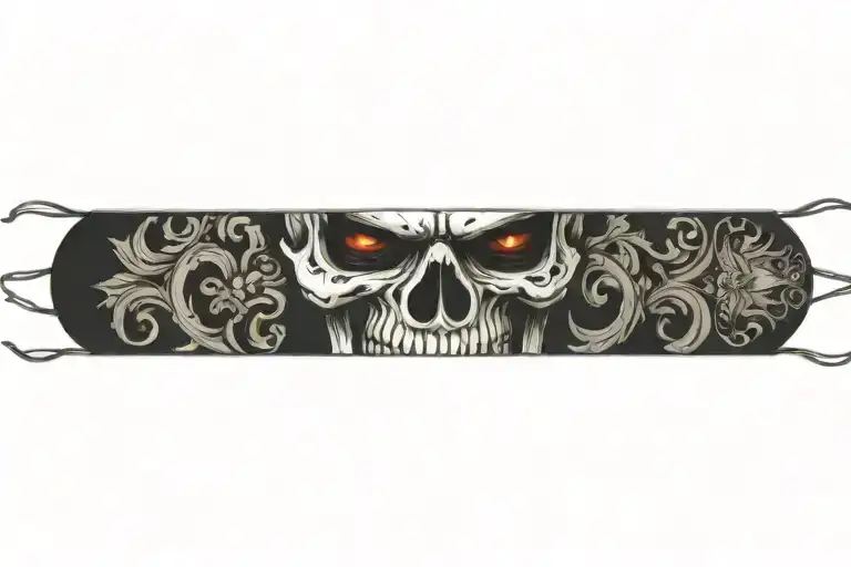 Half-skull Theatrical Mask