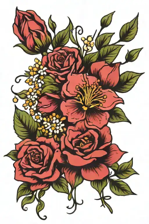 Birth Flower Bouquet