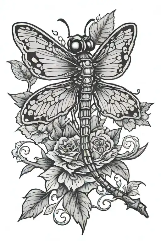 Reaper Dragonfly Cardinal Sitting