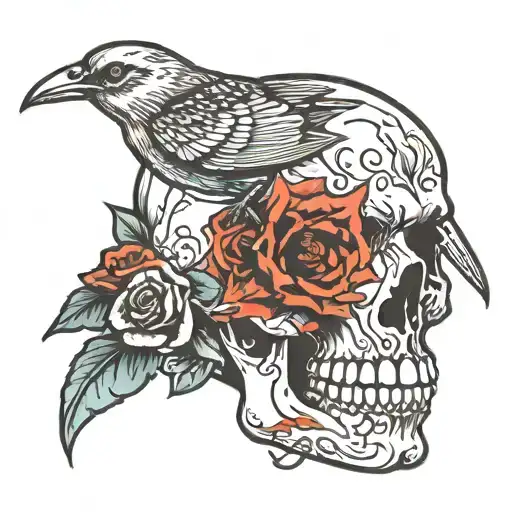 Bird And Skull
