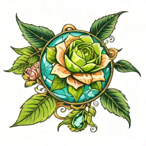 Peridot Birthstone As Planet Earth