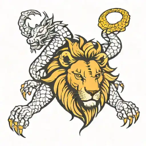 Lion And Scorpion