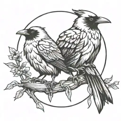 Wilf And Raven Sitting