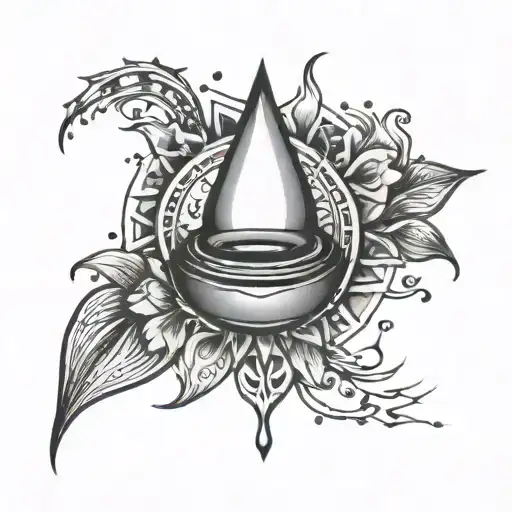 Mindfulness Water Drop Falling