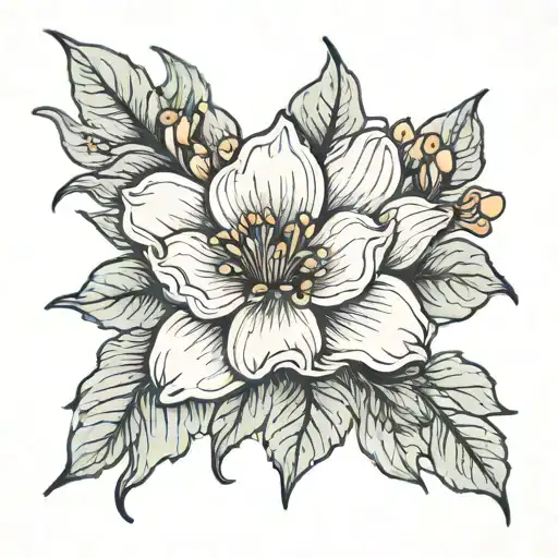 December Birth Flower Blooming