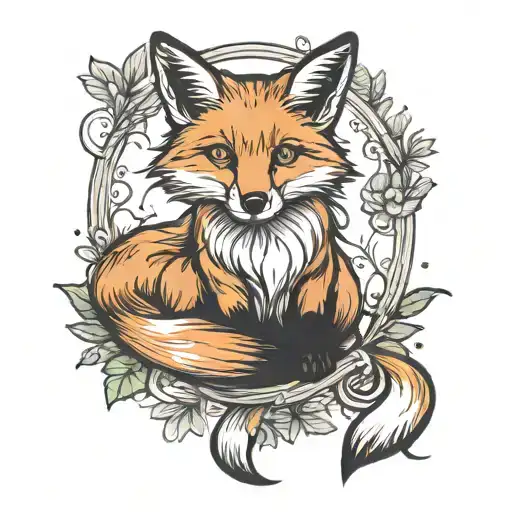 Calm Fox Sitting