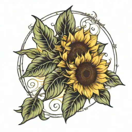 Sunflower And Sunshine