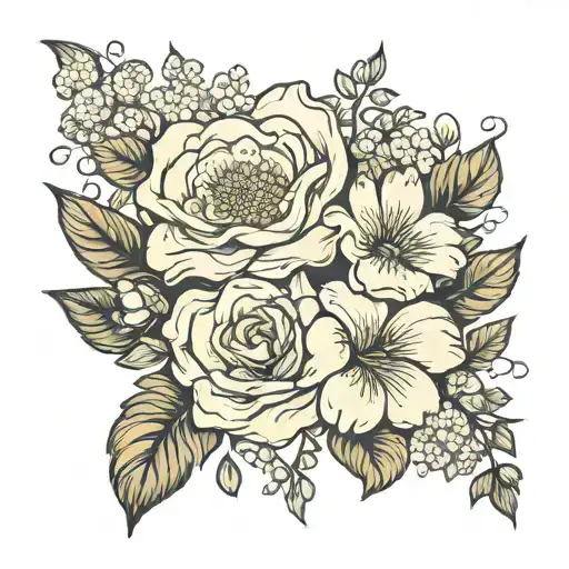 Birth Flower Bouquet