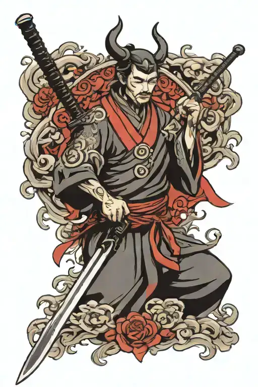 Hesitation Is Defeat K Anji With Samurai Sword