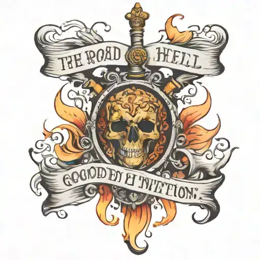 Quote 'The Road To Hell Is Paved With Good Intentions'