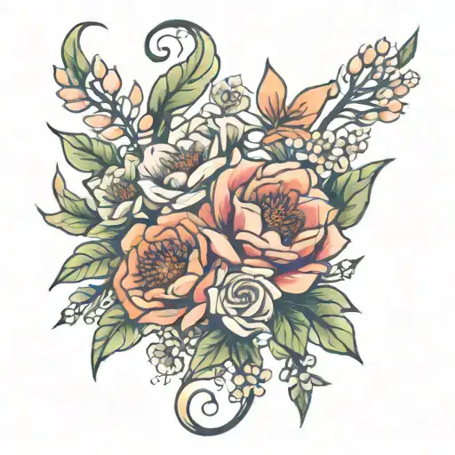 Birth Flower Bouquet