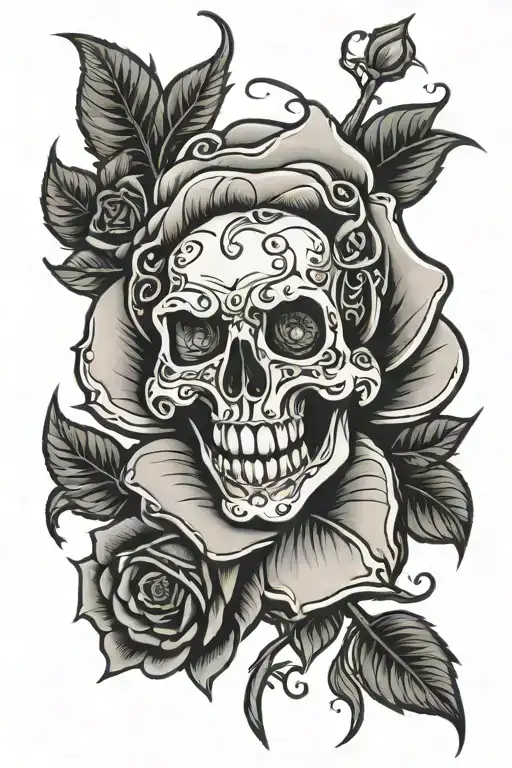 Cry Now Smile Later Tattoo On A Rose