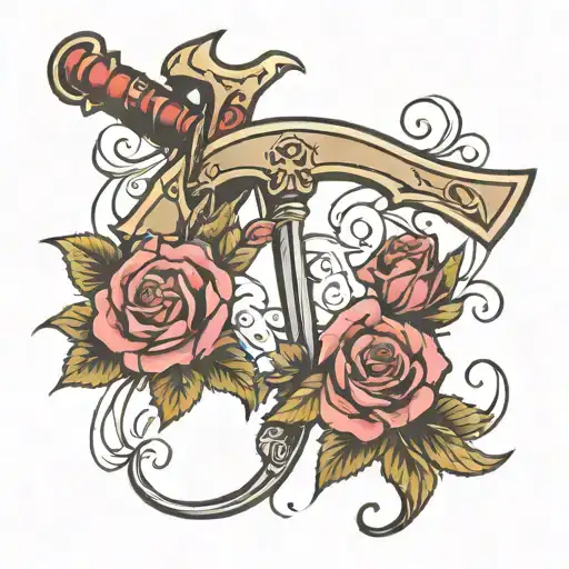 Scythe And Rose