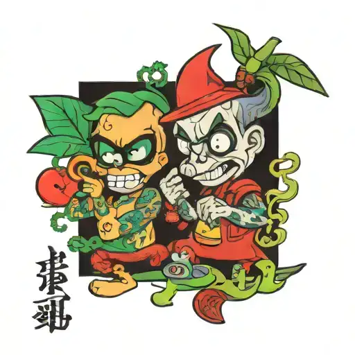 Cartoon Characters Doing Drugs