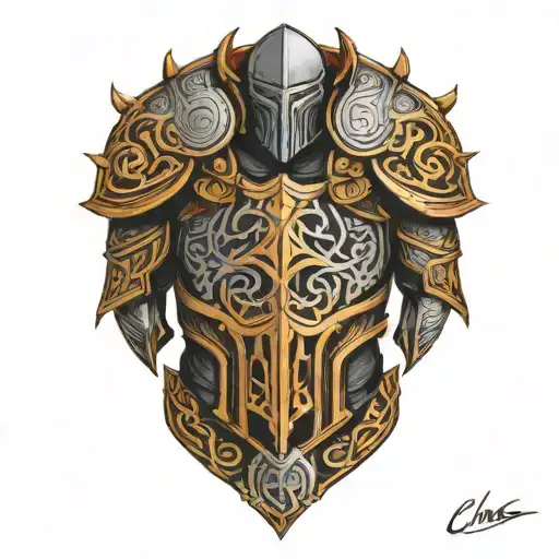 Chaos Norse Shoulder Armour
