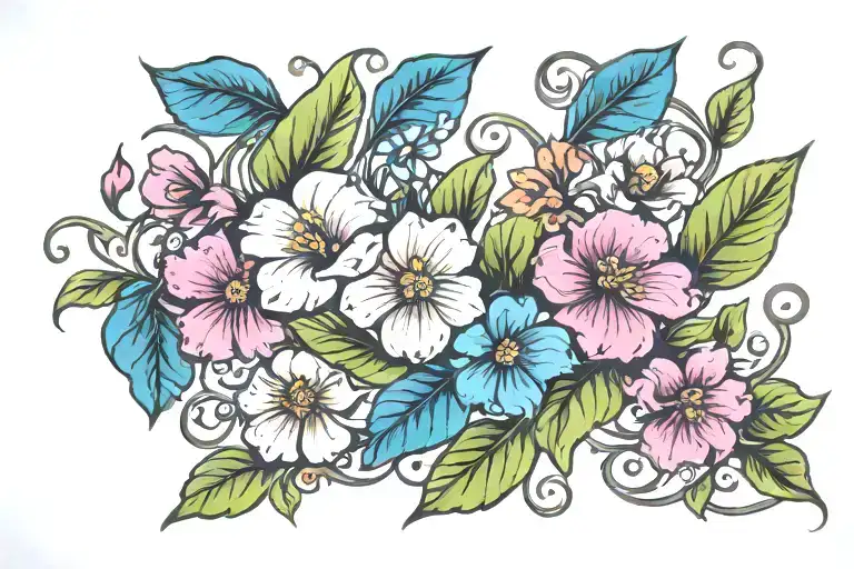 Floral Vine Wrapping