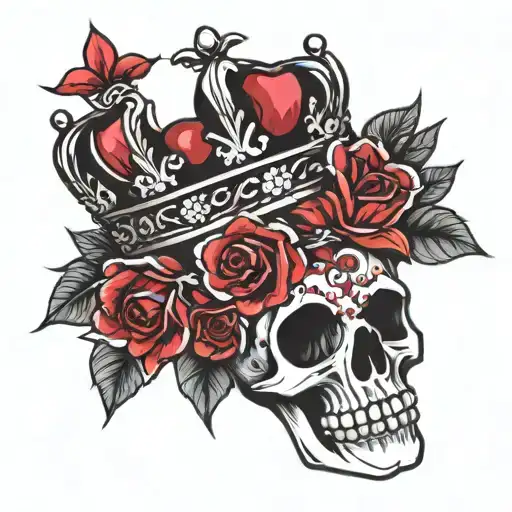 Flowers Ruby King Crown