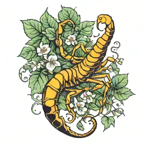 Scorpion And Ivy Vines