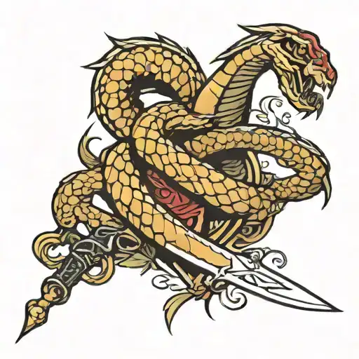 Snake And Sword