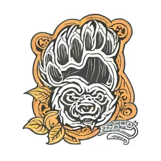 Bears Paw Chicago Bears Logo