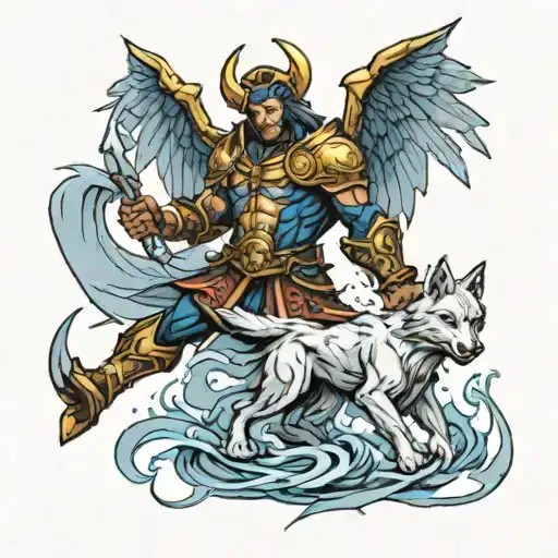 Angel Fight Wolf Devil Path Of Exile