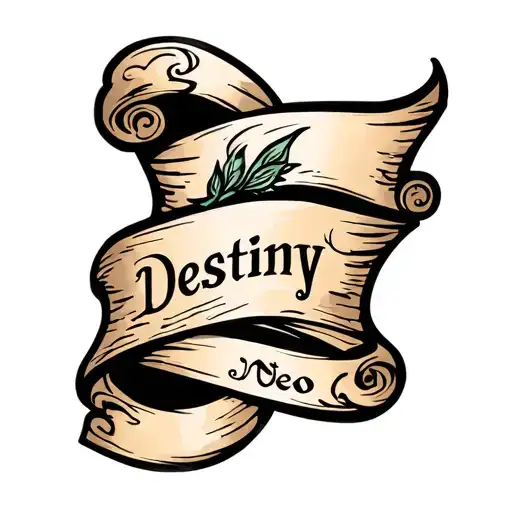 Scroll With The Name Destiny