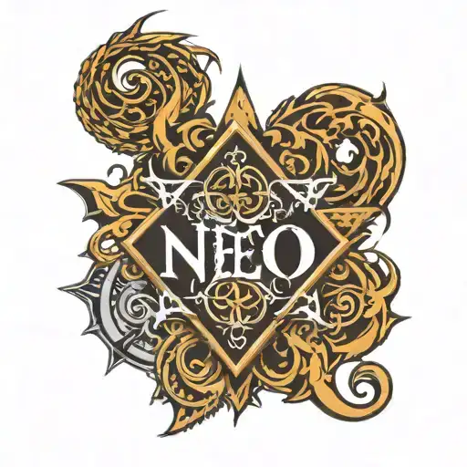 Logo Of A Black Metal Band