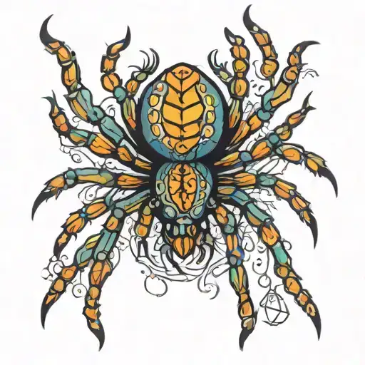 Colored Spider