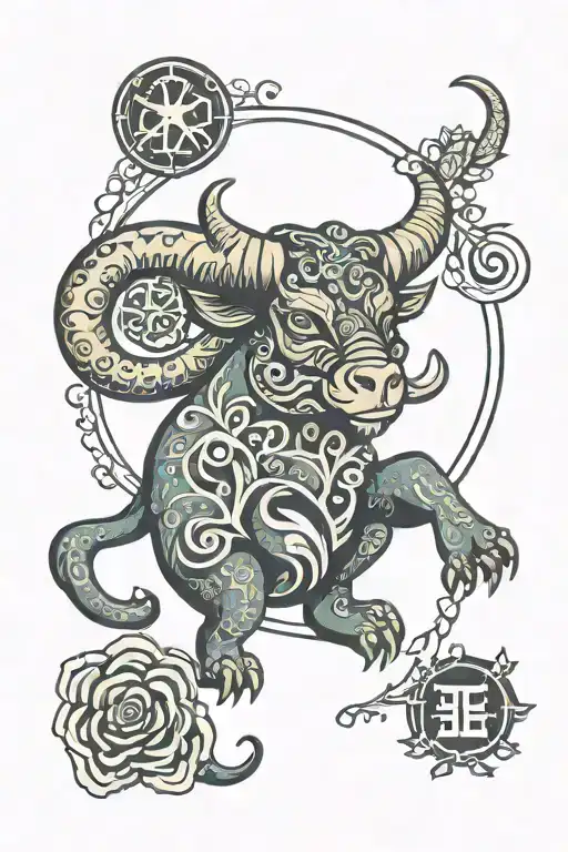 Taurus Zodiac Sign With Year Of The Monkey