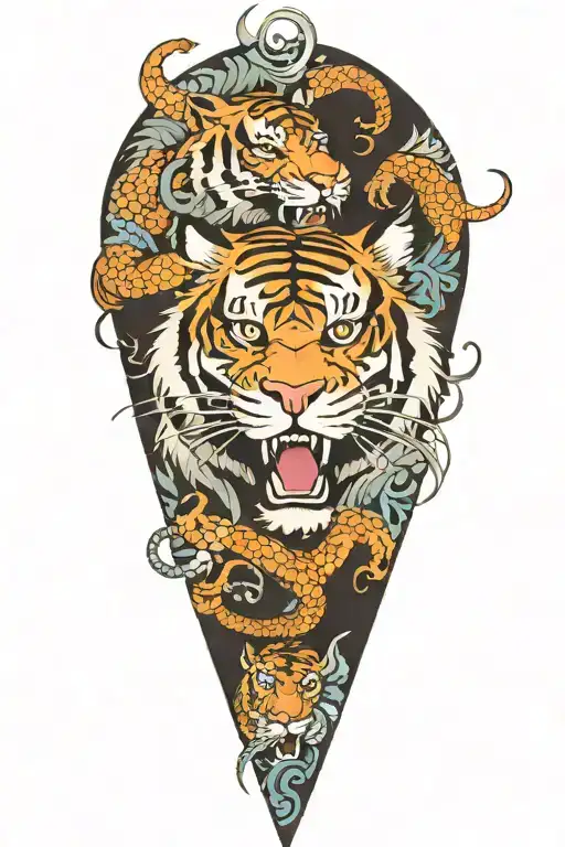 Tiger And Dragon Wrapped