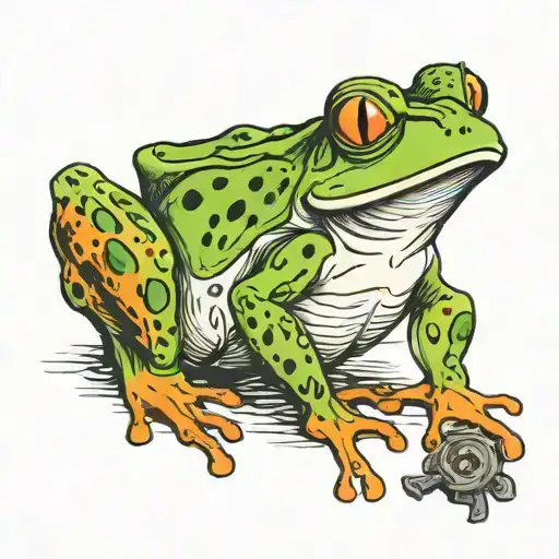 Frog With Pistol